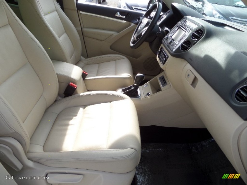 2012 Tiguan SEL - Deep Black Metallic / Beige photo #13