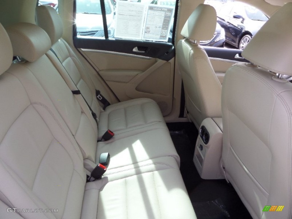2012 Tiguan SEL - Deep Black Metallic / Beige photo #14