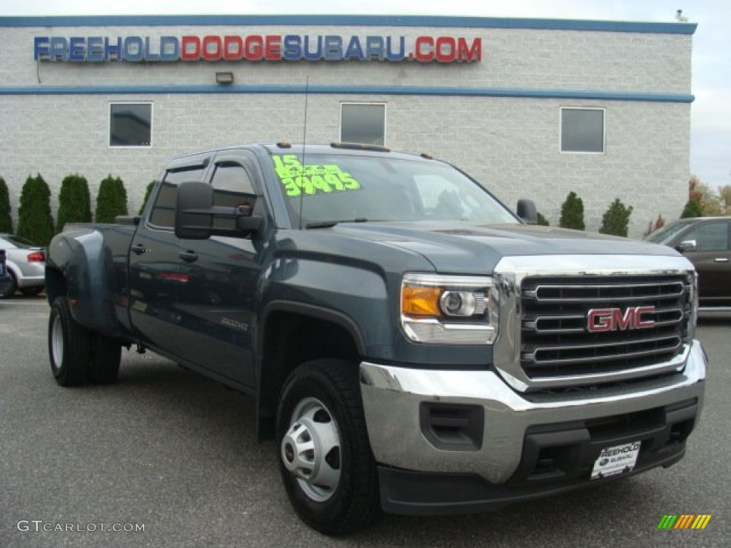 2015 Stealth Gray Metallic Gmc Sierra 3500hd Work Truck Crew