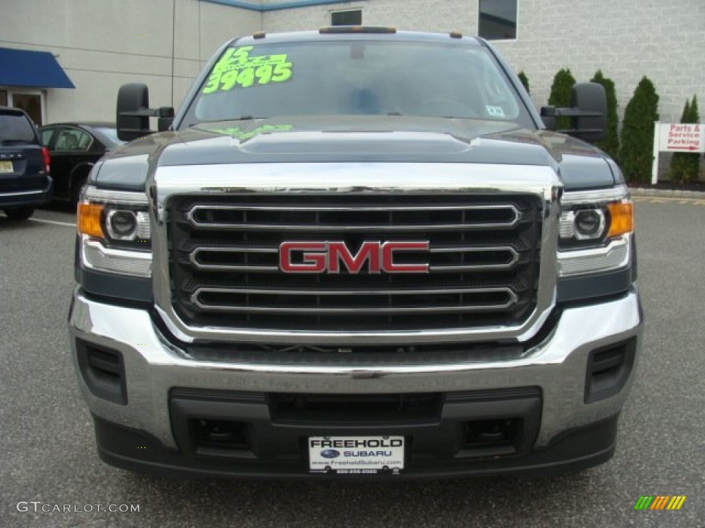 2015 Sierra 3500HD Work Truck Crew Cab 4x4 Dual Rear Wheel - Stealth Gray Metallic / Jet Black/Dark Ash photo #2
