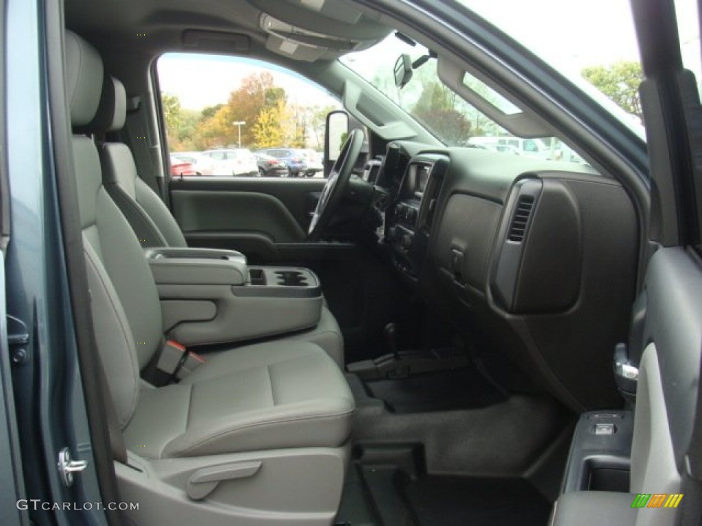 2015 Sierra 3500HD Work Truck Crew Cab 4x4 Dual Rear Wheel - Stealth Gray Metallic / Jet Black/Dark Ash photo #14