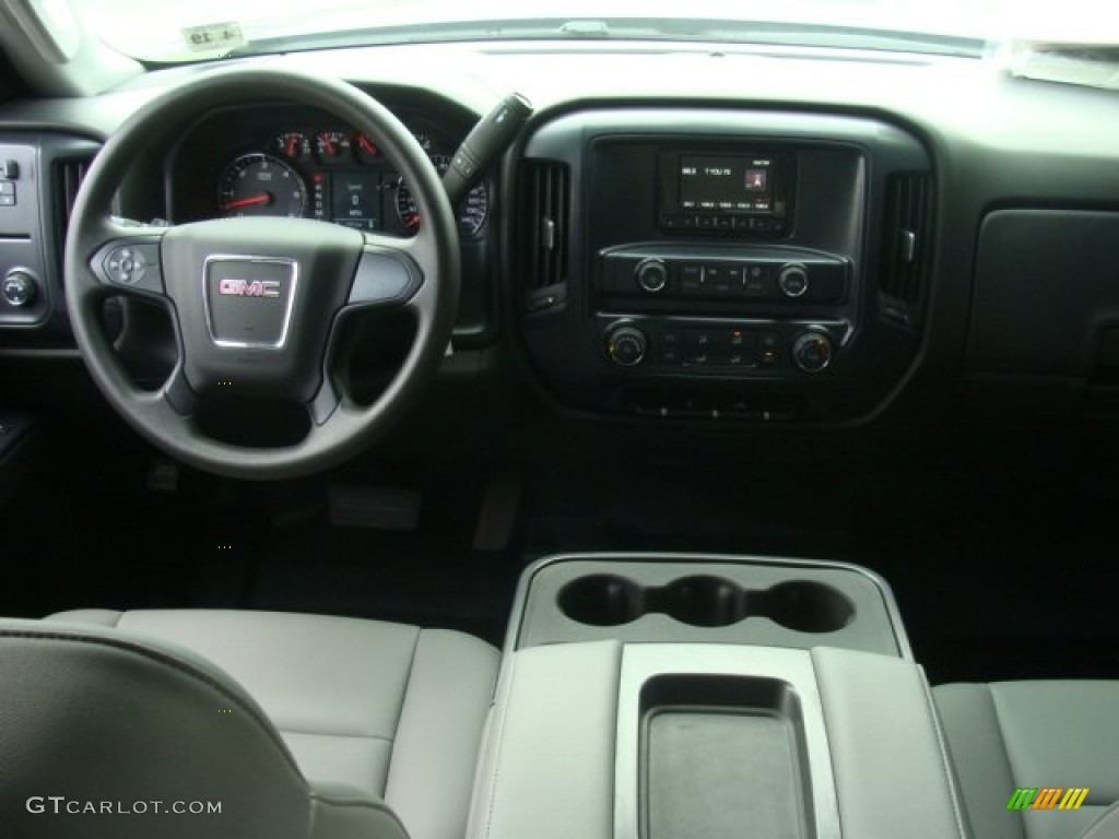 2015 Sierra 3500HD Work Truck Crew Cab 4x4 Dual Rear Wheel - Stealth Gray Metallic / Jet Black/Dark Ash photo #15