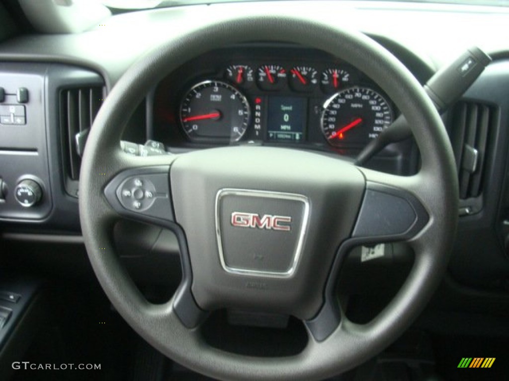 2015 GMC Sierra 3500HD Work Truck Crew Cab 4x4 Dual Rear Wheel Steering Wheel Photos