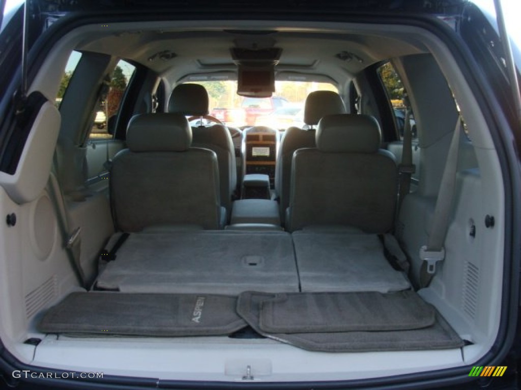 2007 Aspen Limited HEMI 4WD - Brilliant Black Crystal Pearl / Dark Khaki/Light Graystone photo #7