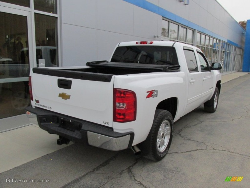 2013 Silverado 1500 LTZ Crew Cab 4x4 - Summit White / Ebony photo #4