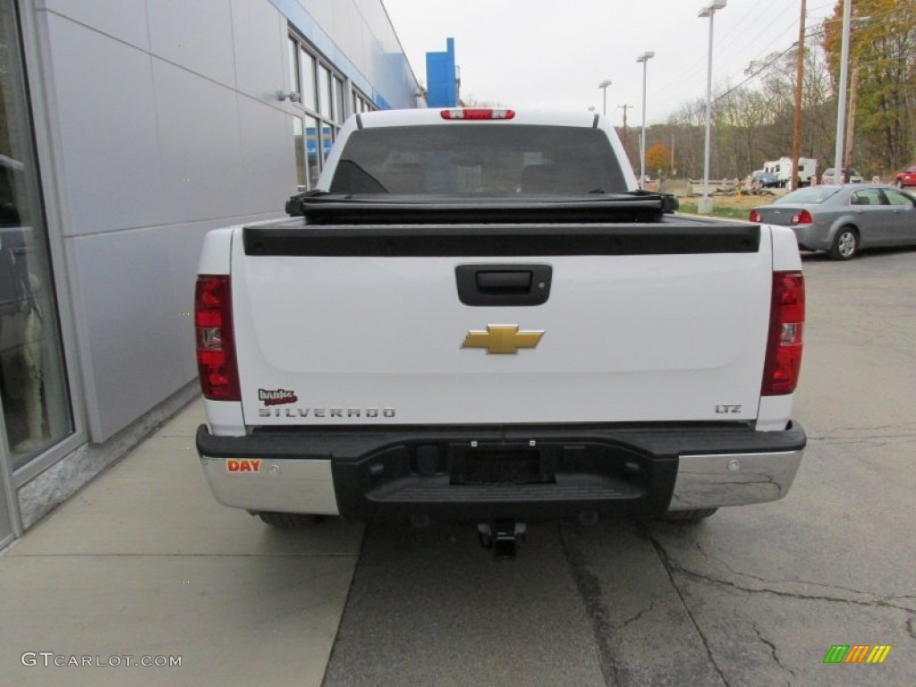 2013 Silverado 1500 LTZ Crew Cab 4x4 - Summit White / Ebony photo #5