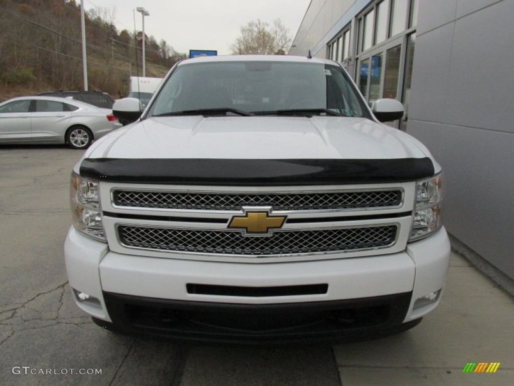 2013 Silverado 1500 LTZ Crew Cab 4x4 - Summit White / Ebony photo #14