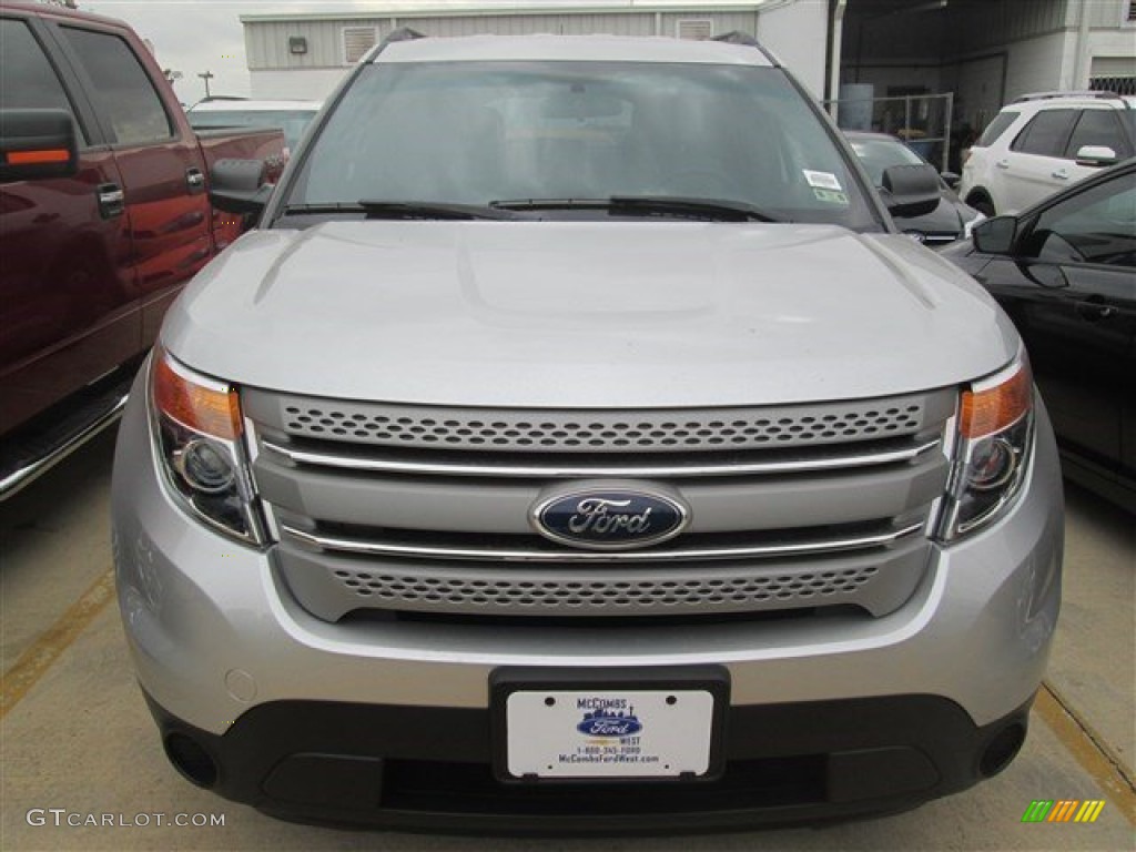 2015 Explorer FWD - Ingot Silver / Medium Light Stone photo #10