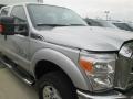 2015 Ingot Silver Ford F250 Super Duty XLT Crew Cab 4x4  photo #8