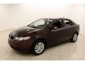 2010 Dark Cherry Kia Forte EX  photo #3