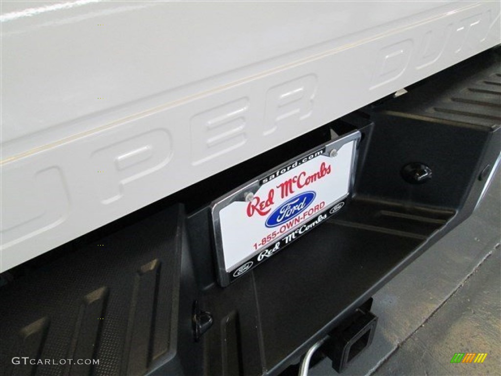 2015 F250 Super Duty Lariat Crew Cab 4x4 - White Platinum / Adobe photo #8