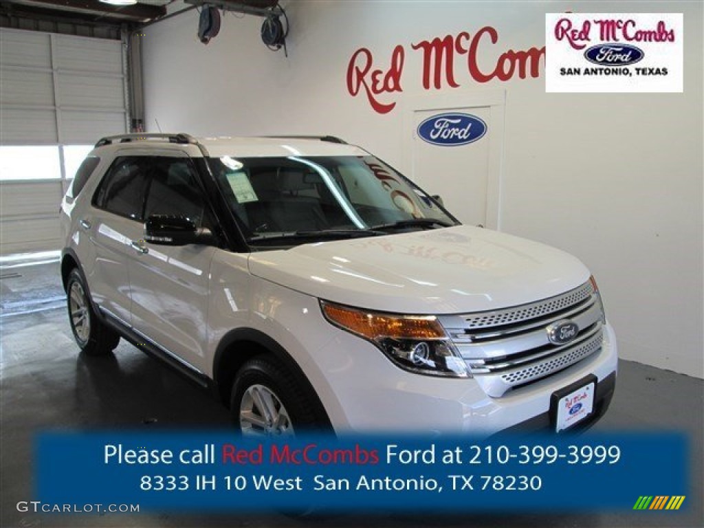 Oxford White Ford Explorer