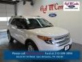 2015 Oxford White Ford Explorer XLT  photo #1