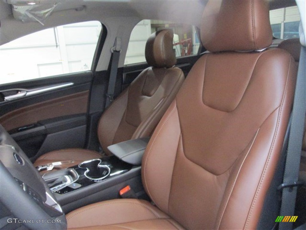 2015 Ford Fusion Titanium Front Seat Photo #98670464