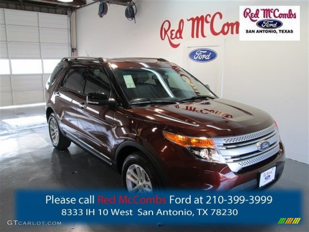 2015 Explorer XLT - Bronze Fire / Medium Light Stone photo #1