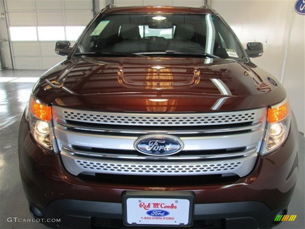 2015 Explorer XLT - Bronze Fire / Medium Light Stone photo #2