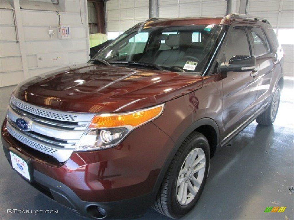 2015 Explorer XLT - Bronze Fire / Medium Light Stone photo #3