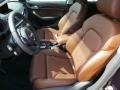 2015 Audi Q3 Chestnut Brown Interior Front Seat Photo