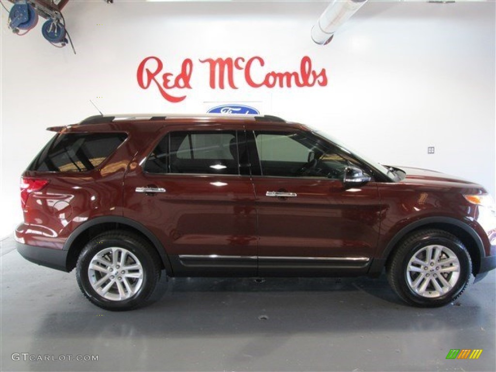 2015 Explorer XLT - Bronze Fire / Medium Light Stone photo #9