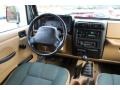 1998 Jeep Wrangler Green/Khaki Interior Controls Photo