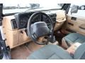 1998 Jeep Wrangler Green/Khaki Interior Interior Photo