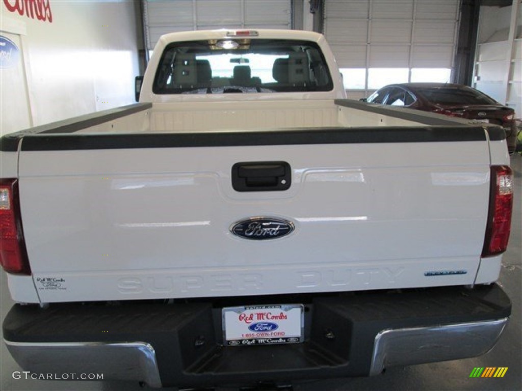 2015 F250 Super Duty XL Super Cab 4x4 - Oxford White / Steel photo #6