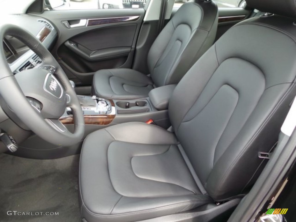 Black Interior 2015 Audi A4 2.0T Premium Photo #98673347