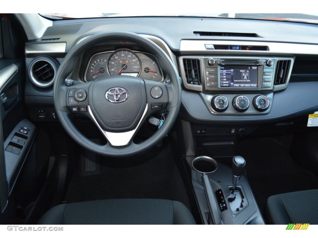 2015 Toyota RAV4 LE Black Dashboard Photo #98674202