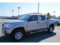 2015 Silver Sky Metallic Toyota Tacoma V6 PreRunner Double Cab  photo #3