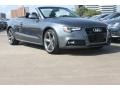 Monsoon Gray Metallic 2015 Audi A5 Premium Plus quattro Convertible