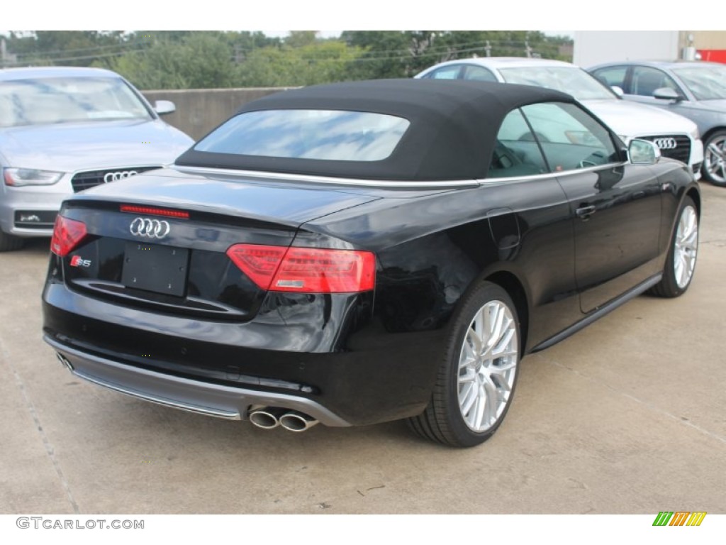 Brilliant Black 2015 Audi S5 3.0T Premium Plus quattro Cabriolet Exterior Photo #98677256