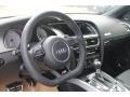 2015 Audi S5 Black Interior Steering Wheel Photo
