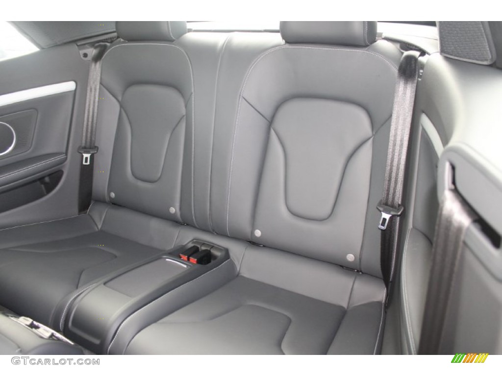 2015 Audi S5 3.0T Premium Plus quattro Cabriolet Rear Seat Photo #98677343