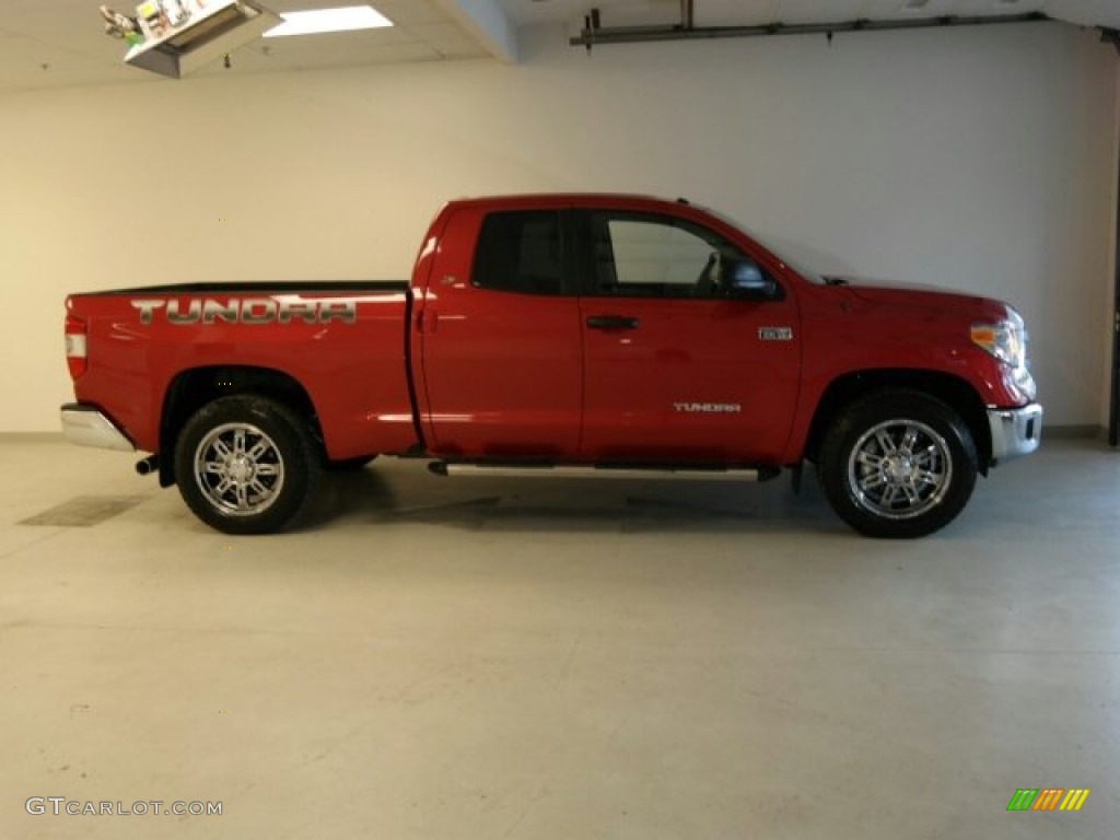 2015 Tundra SR5 Double Cab - Radiant Red / Sand Beige photo #1