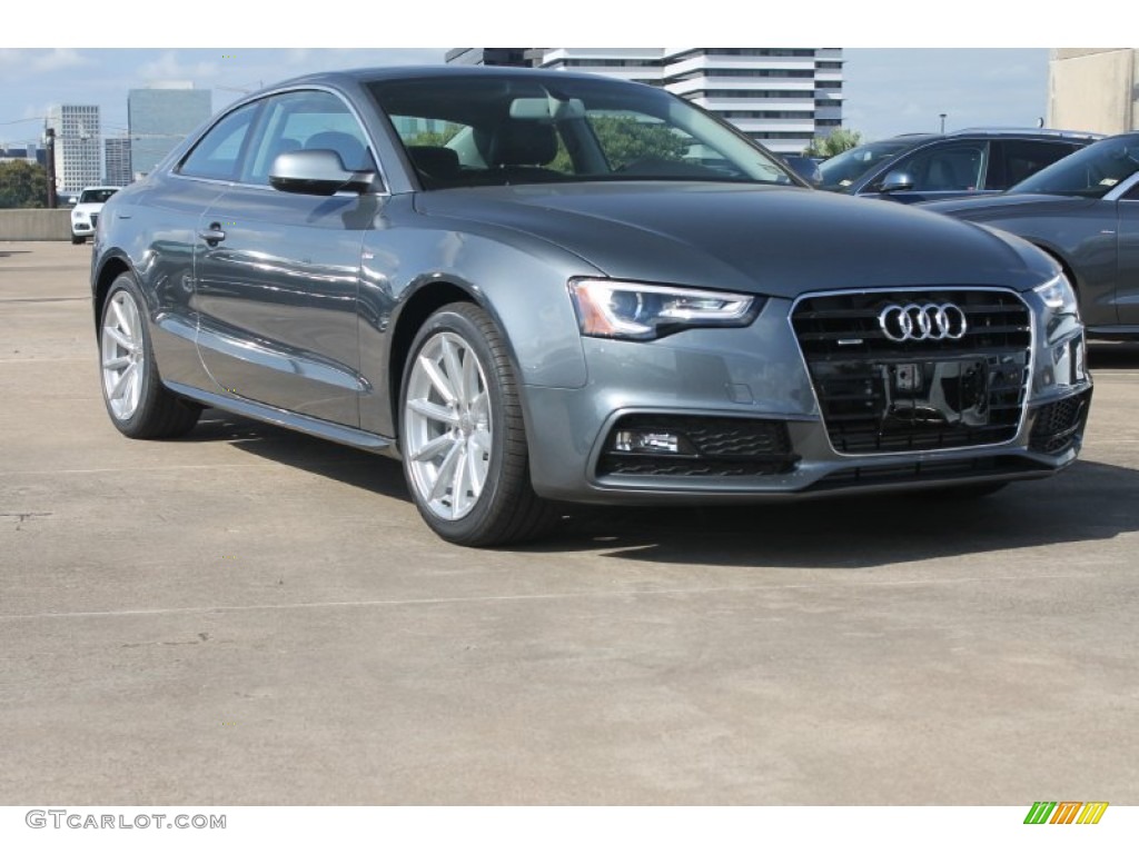 Monsoon Gray Metallic 2015 Audi A5 Premium Plus quattro Coupe Exterior Photo #98677736