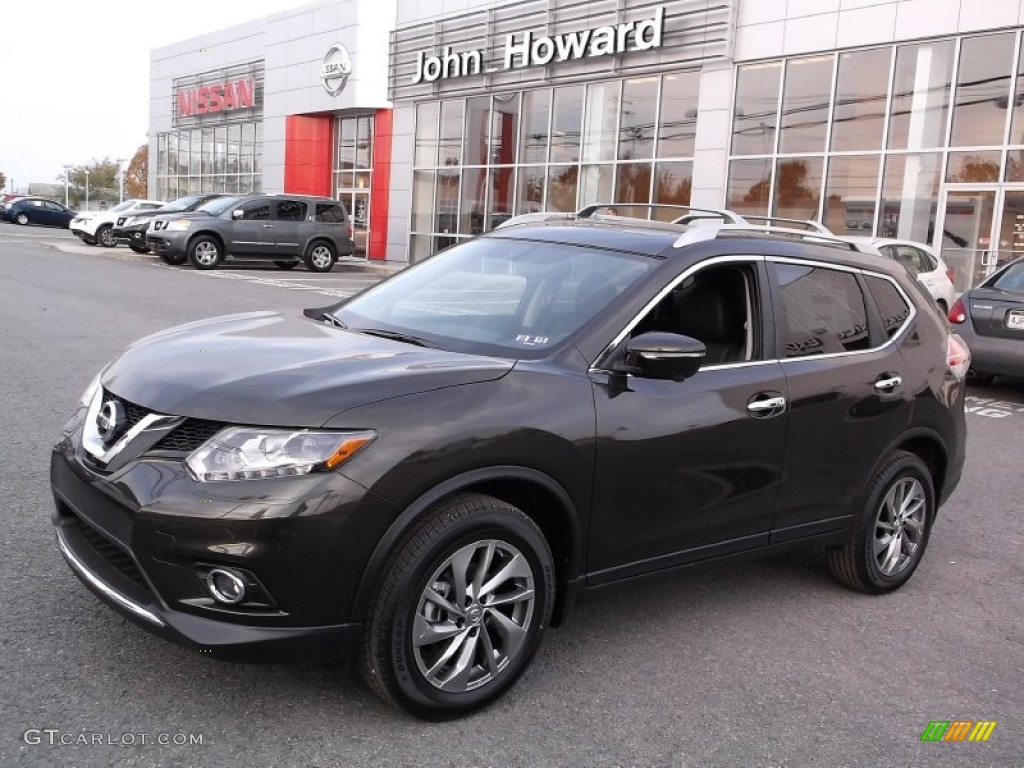 2015 Rogue SL AWD - Midnight Jade / Charcoal photo #6