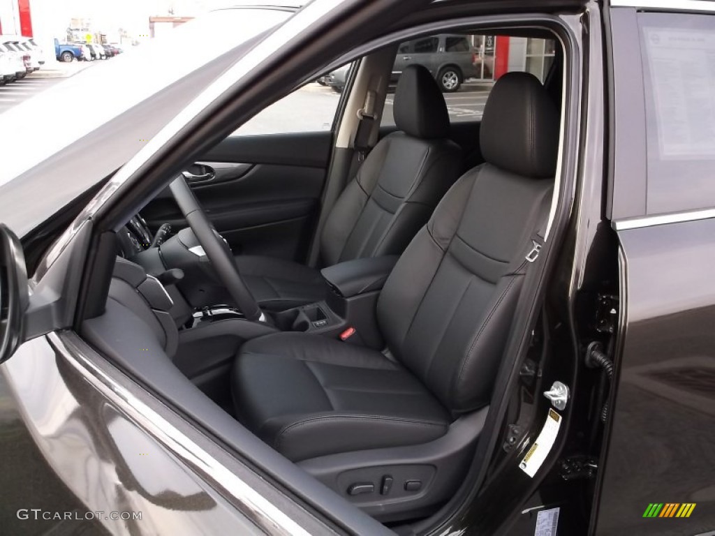 Charcoal Interior 2015 Nissan Rogue SL AWD Photo #98679044
