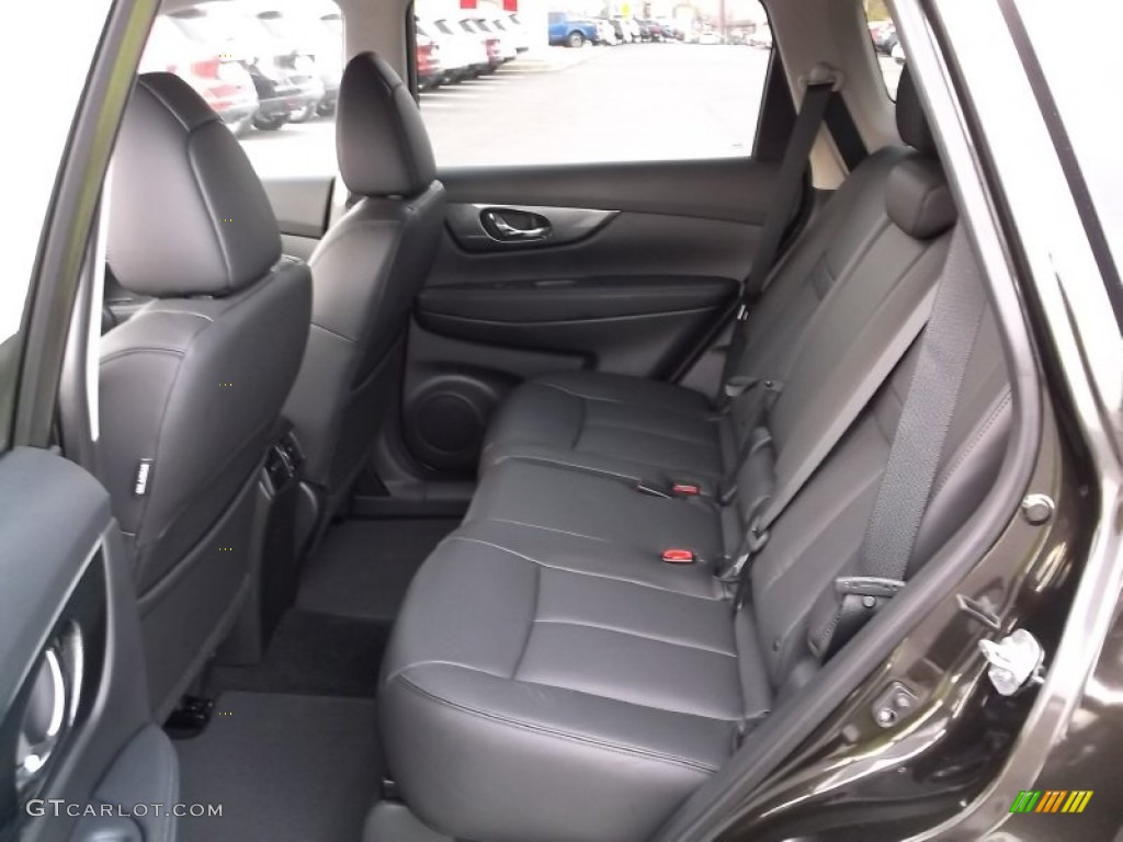 Charcoal Interior 2015 Nissan Rogue SL AWD Photo #98679143