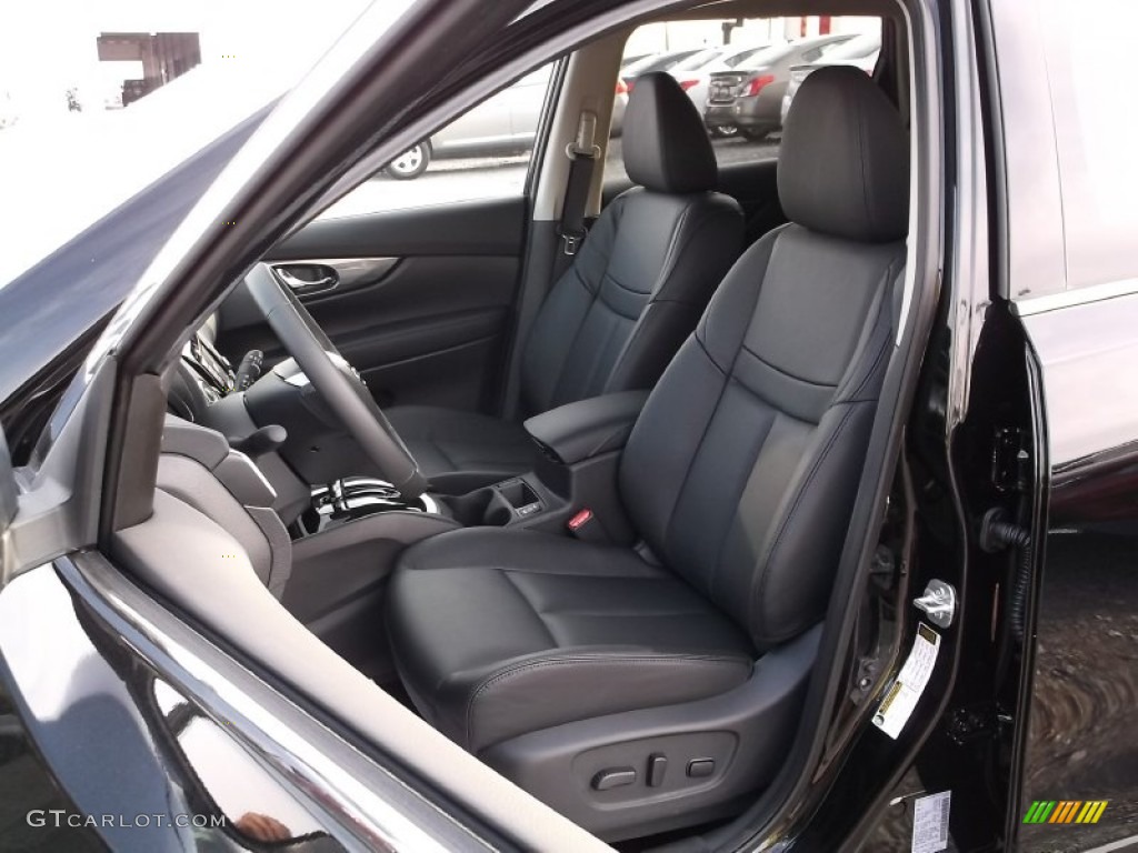 2015 Rogue SL AWD - Super Black / Charcoal photo #13