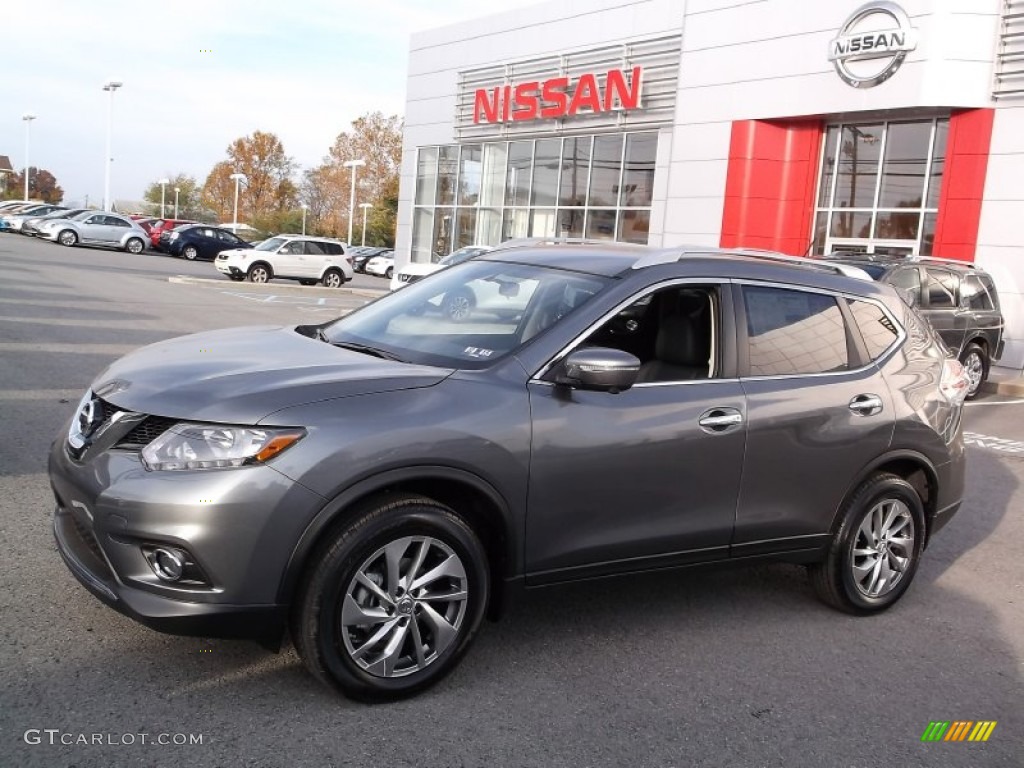 2015 Rogue SL AWD - Gun Metallic / Charcoal photo #5