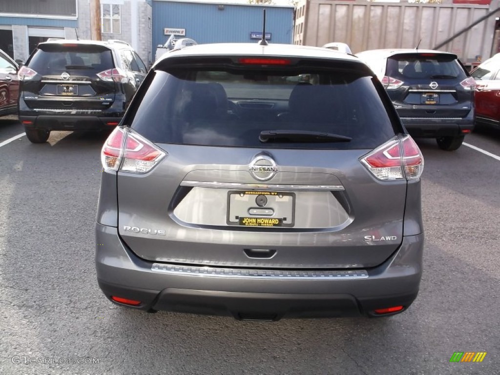2015 Rogue SL AWD - Gun Metallic / Charcoal photo #7