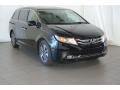 2015 Crystal Black Pearl Honda Odyssey Touring  photo #1