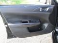 Black 2014 Subaru Impreza WRX STi 4 Door Door Panel