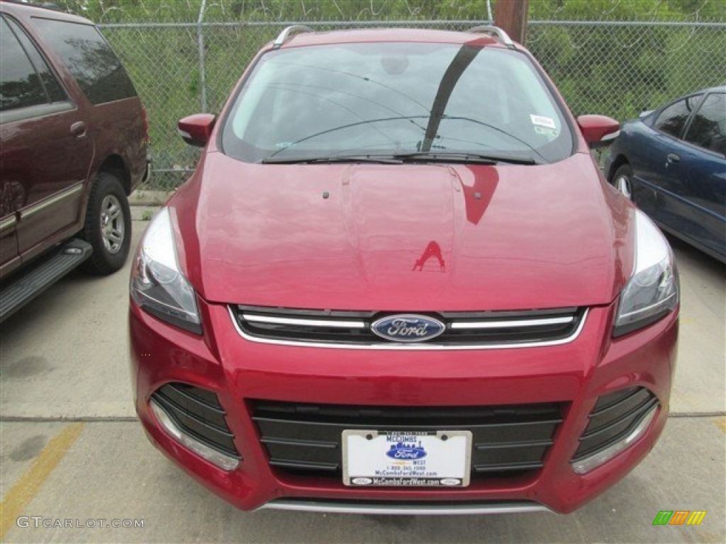 2015 Escape Titanium - Ruby Red Metallic / Charcoal Black photo #4