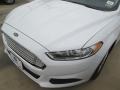 2015 Oxford White Ford Fusion S  photo #2