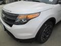 2015 White Platinum Ford Explorer Sport 4WD  photo #7