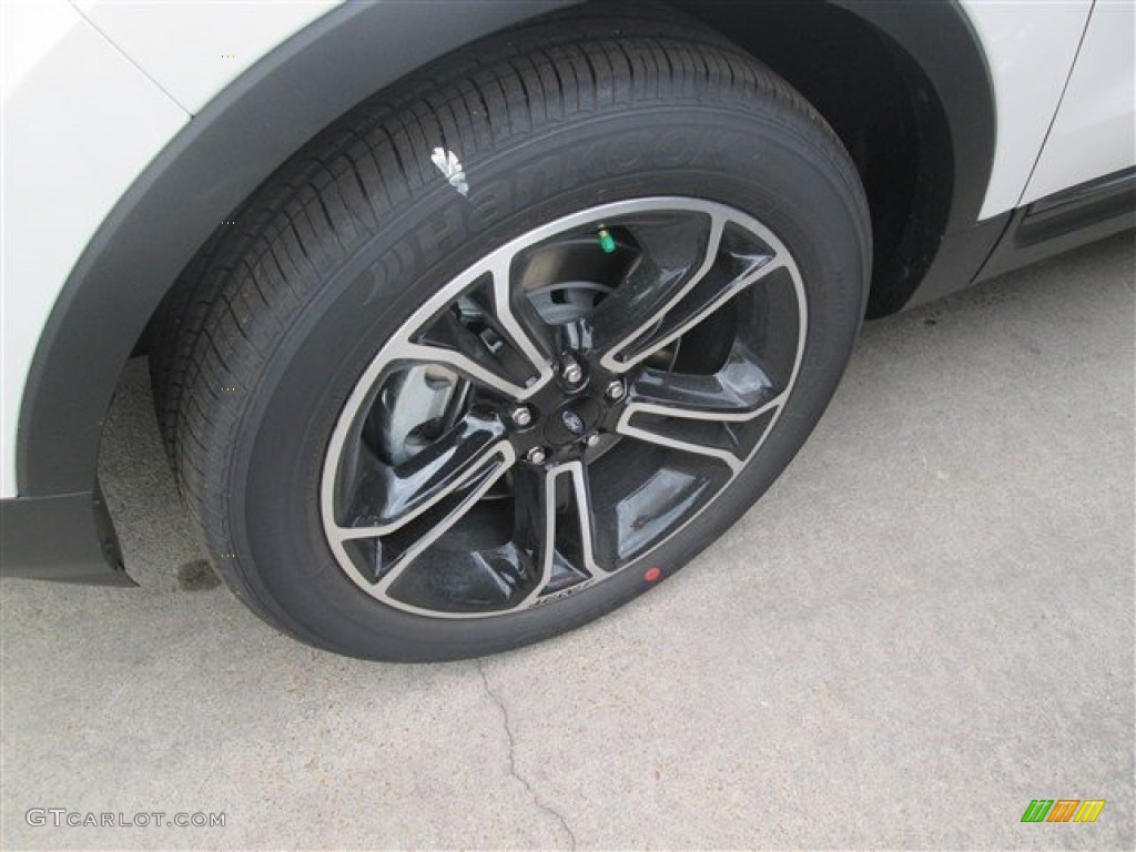 2015 Explorer Sport 4WD - White Platinum / Sport Charcoal Black/Sienna photo #8