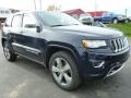 2015 True Blue Pearl Jeep Grand Cherokee Overland 4x4  photo #7