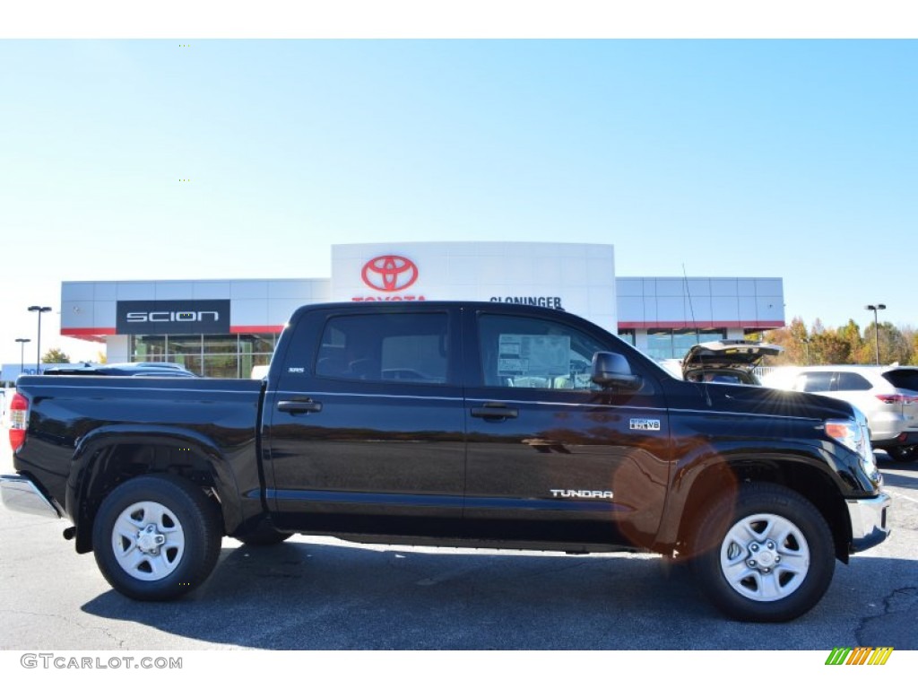 2015 Tundra SR5 CrewMax 4x4 - Black / Graphite photo #2