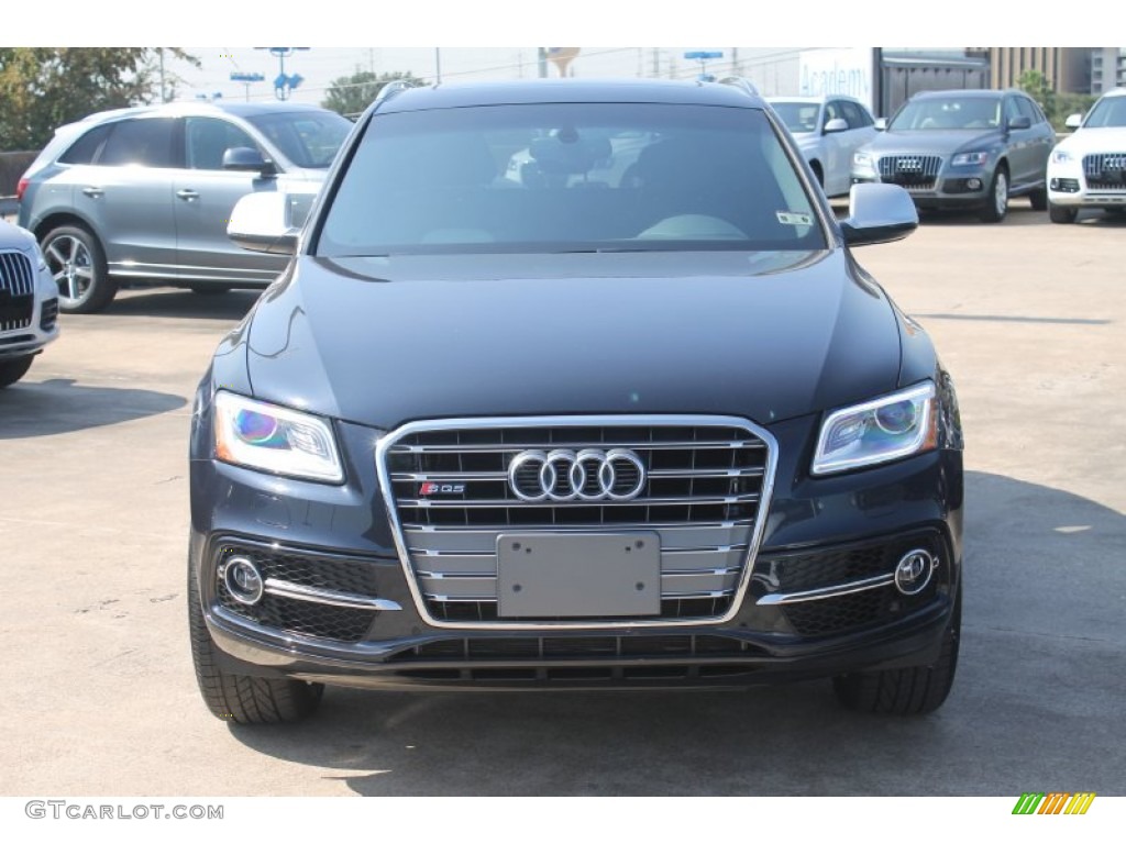 2015 SQ5 Prestige 3.0 TFSI quattro - Moonlight Blue Metallic / Black/Lunar Silver photo #2